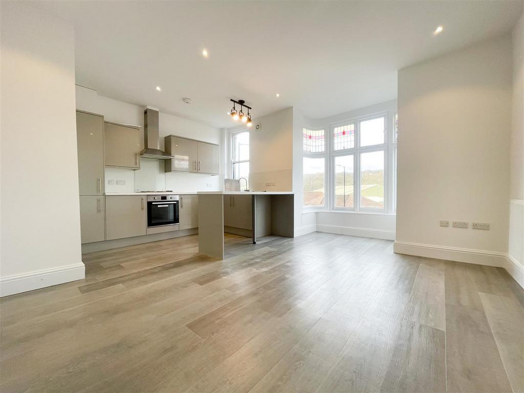 Open plan living area