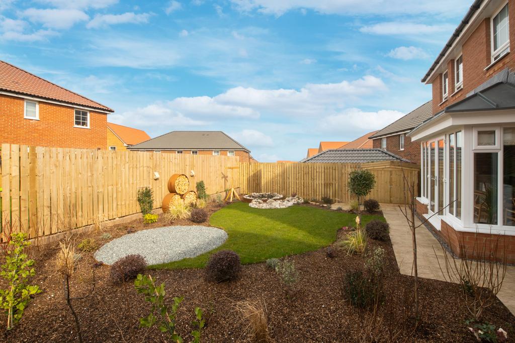 The exterior of The Cannington Show Home at...