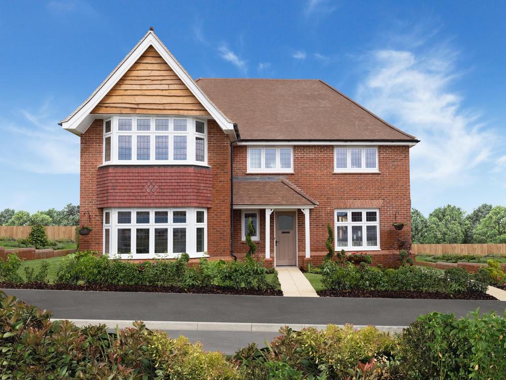 External image with red brick finish of the...