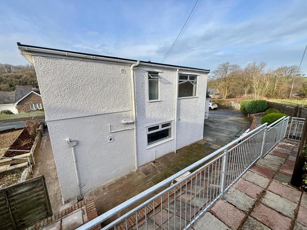 Rear of property