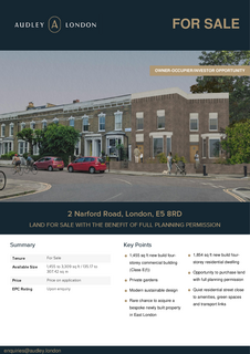 Mixed use for sale, 2 Narford Rd London E5 8RD