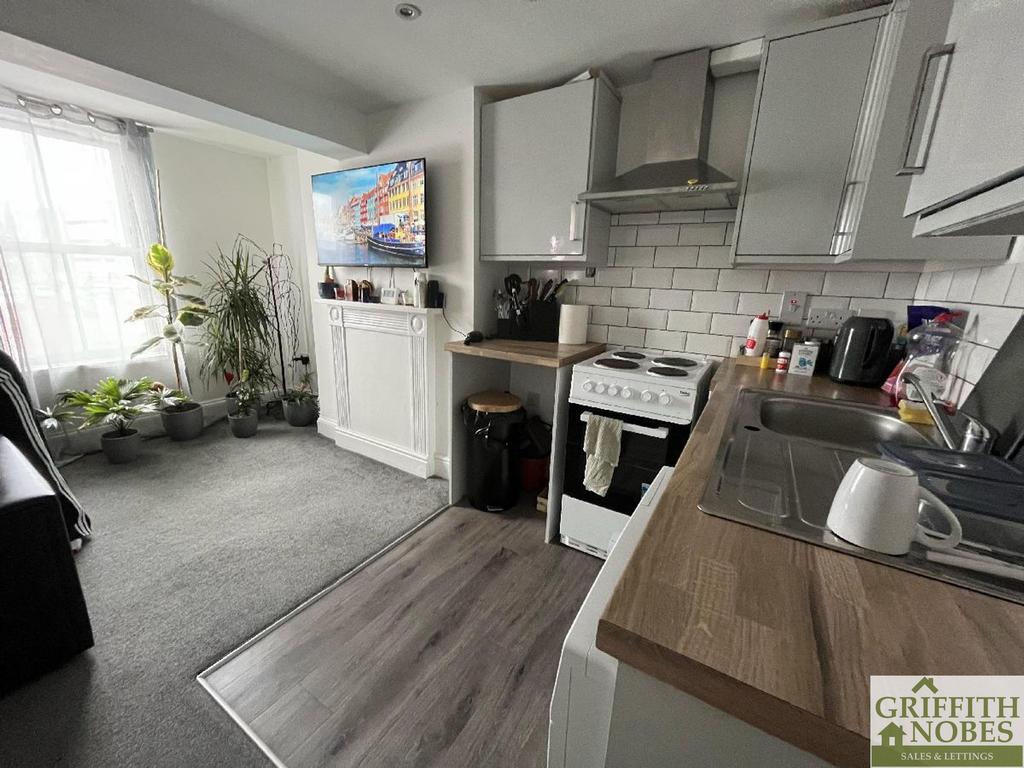 Flat 4 Lounge and Kitchen Area