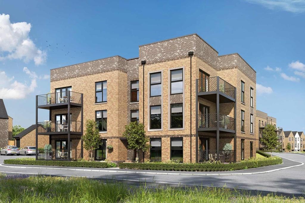 A CGI of the apartments at Little Furze Place,...