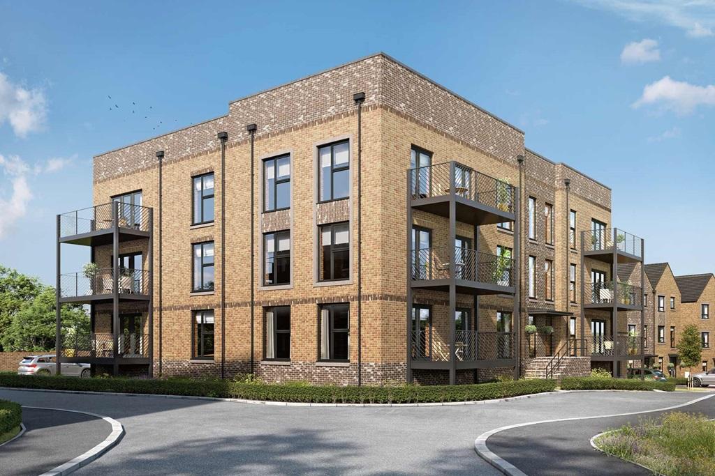 A CGI of the apartments at Little Furze Place,...