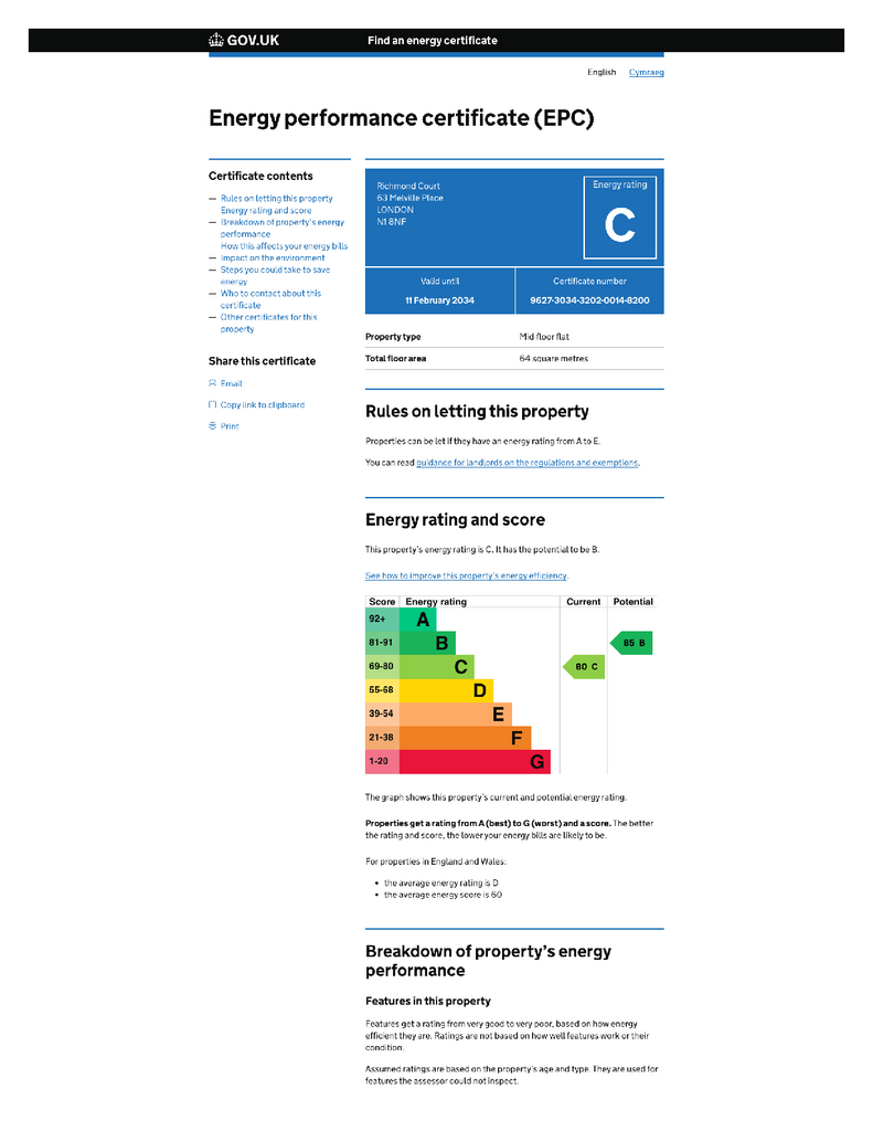 Energy Performance Certificate