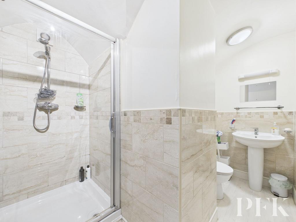 Lower ground floor shower room