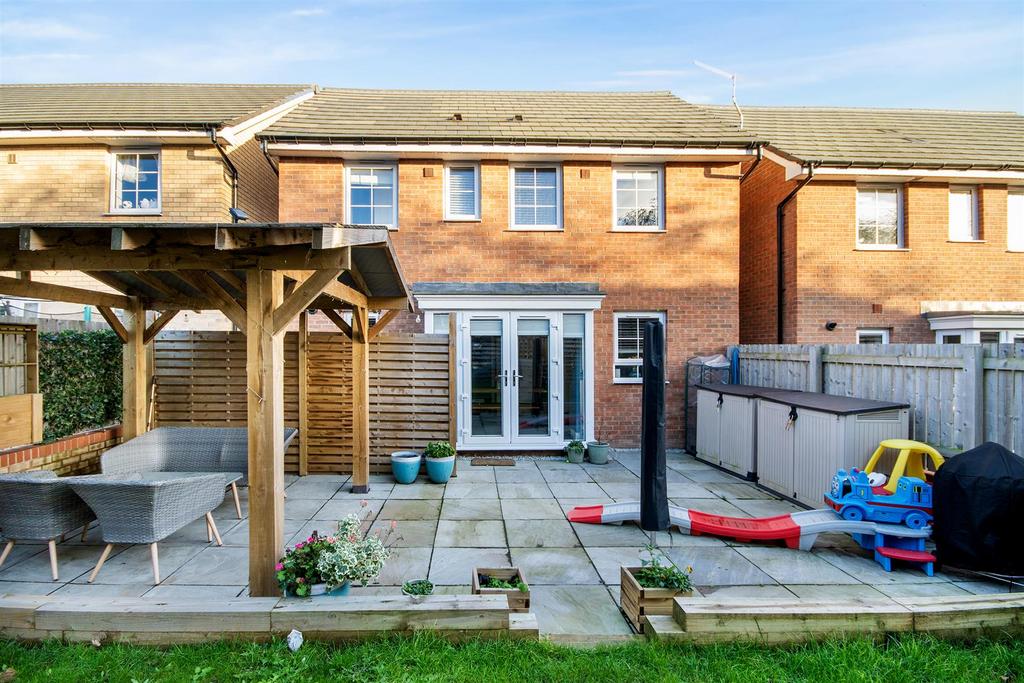 Rear of property