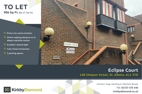 Office to rent, 14 Chequer St St Albans AL1 3YD