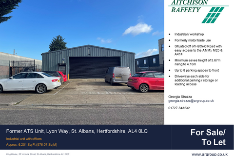 Industrial development to rent, Lyon Way St Albans AL4 0LB