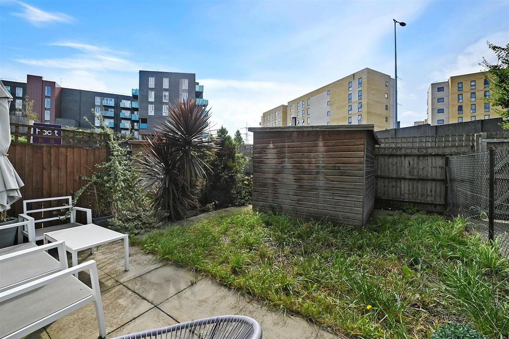 Private rear garden