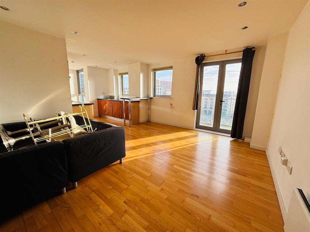 Open plan living room: