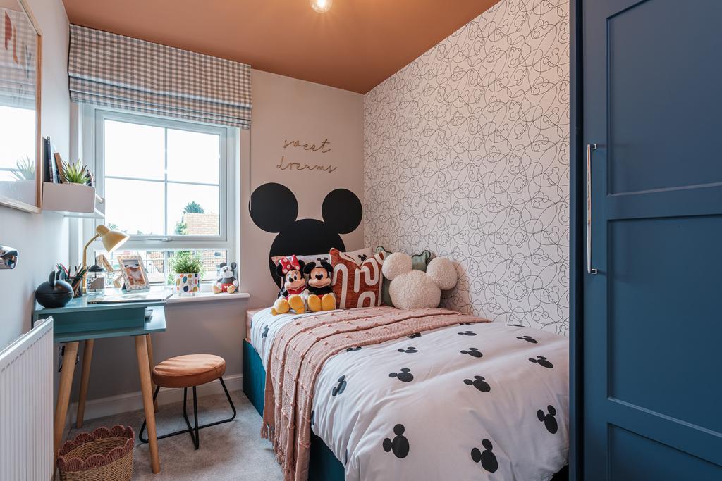 Interior view of bedroom 3 in our 3 bed Moresby...