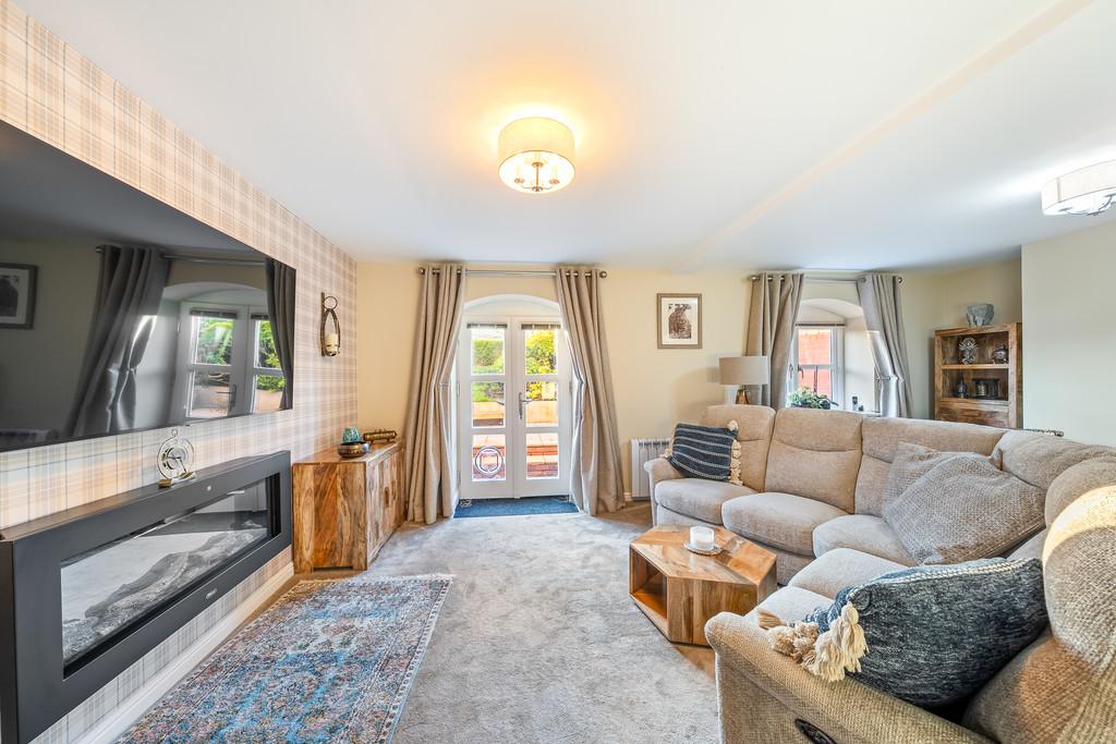Two bed apartment frodsham living area