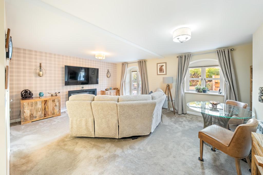 Two bed apartment frodsham living area
