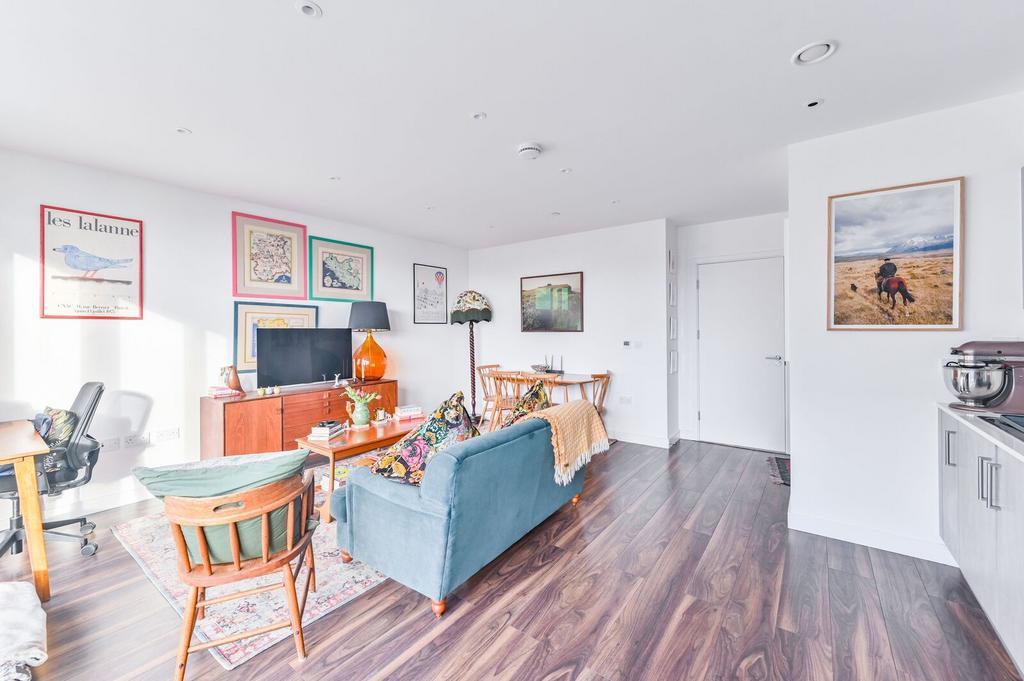 Open-plan living area, open plan living