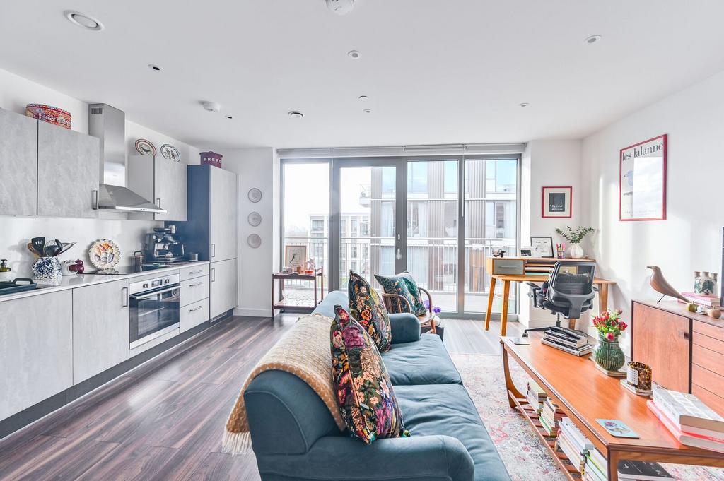 Open-plan living area, open plan living