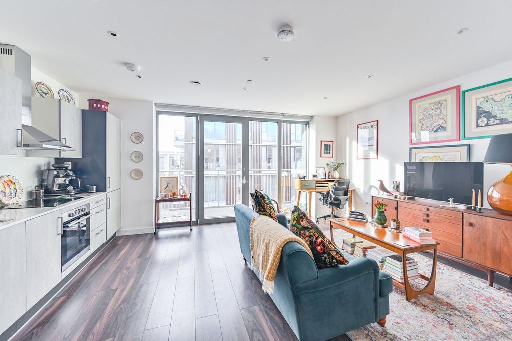 Open-plan living area, open plan living