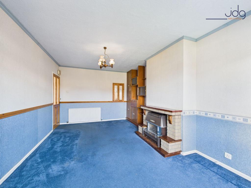 Living Room with with Gas Fire