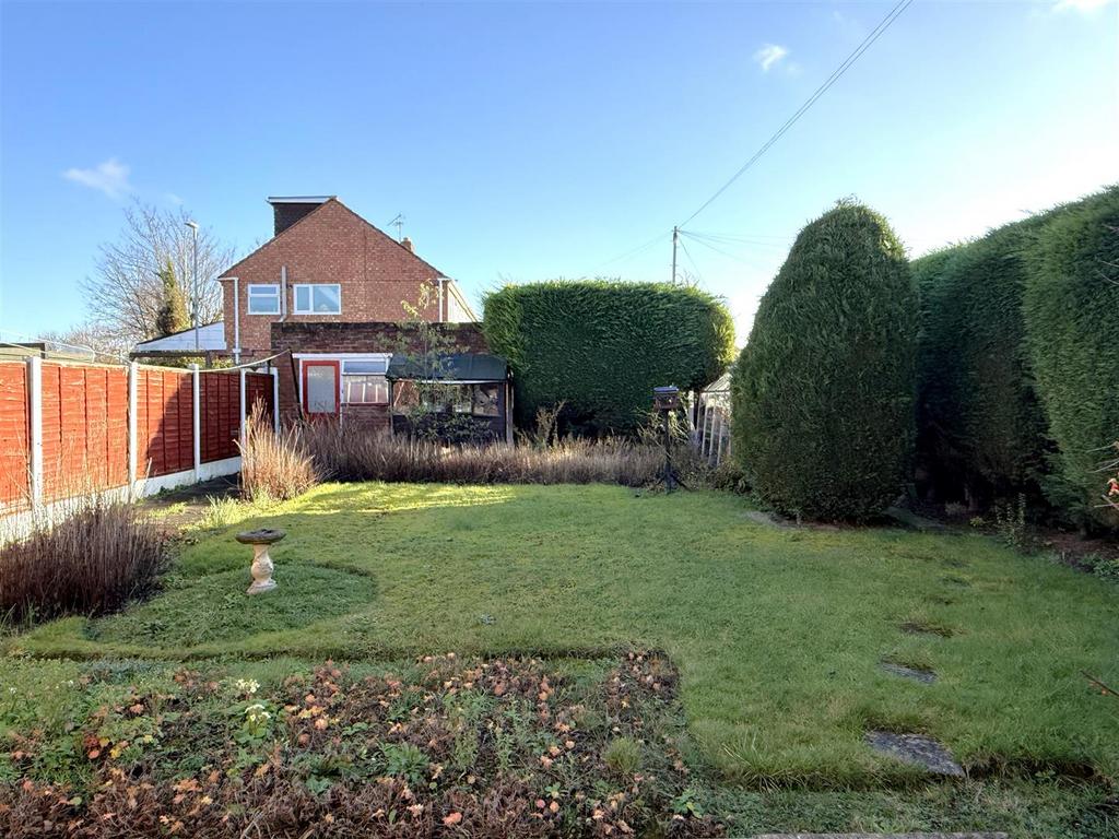 Rear garden