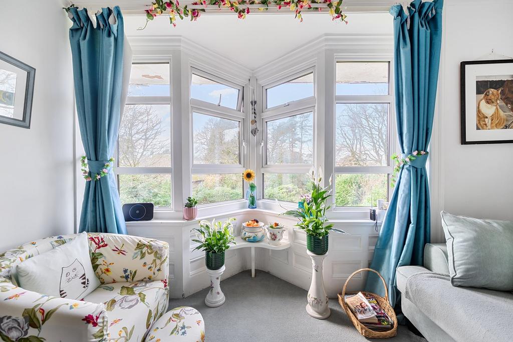Oriel Bay Window Overlooking the Communal Garden