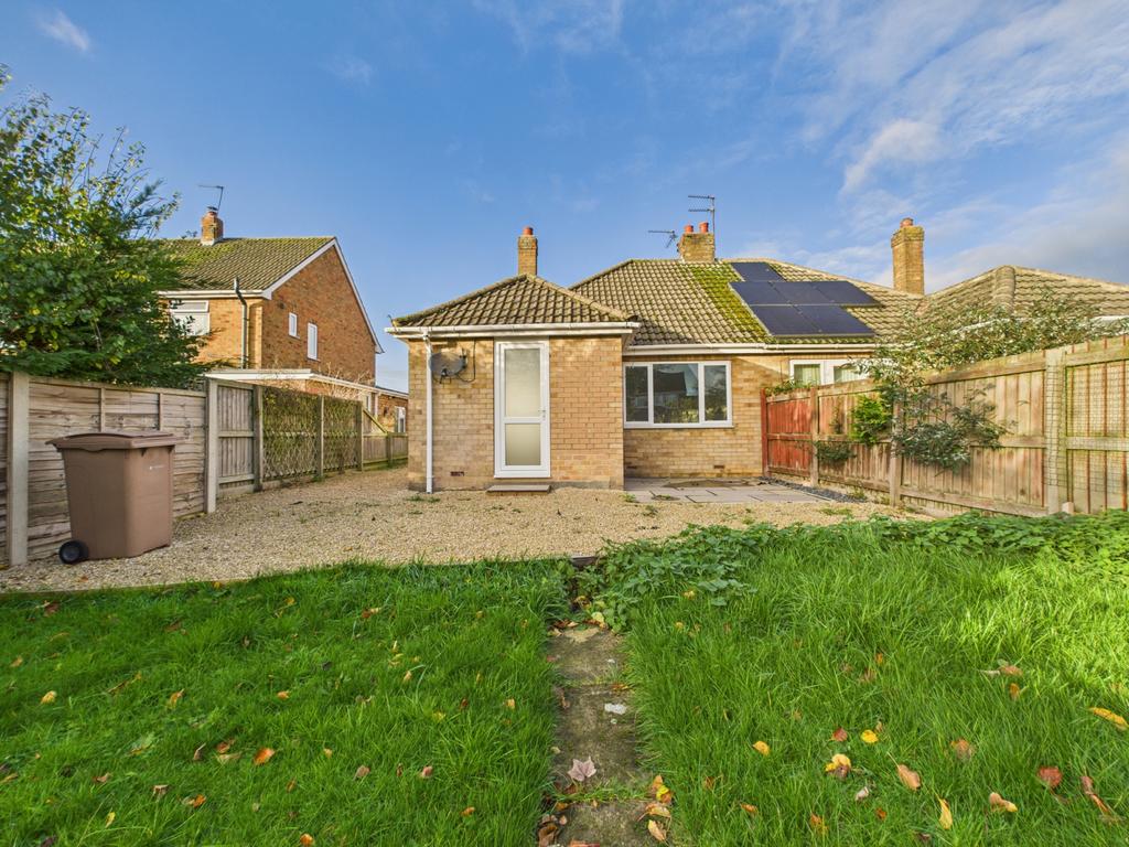 Rear of property