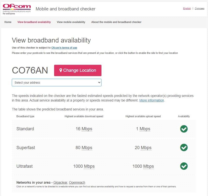 Broadband Check