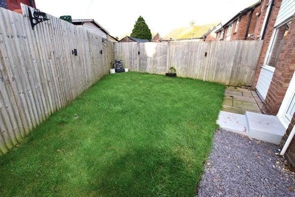 Rear garden