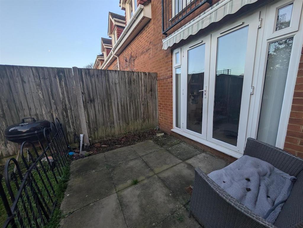 Private patio area