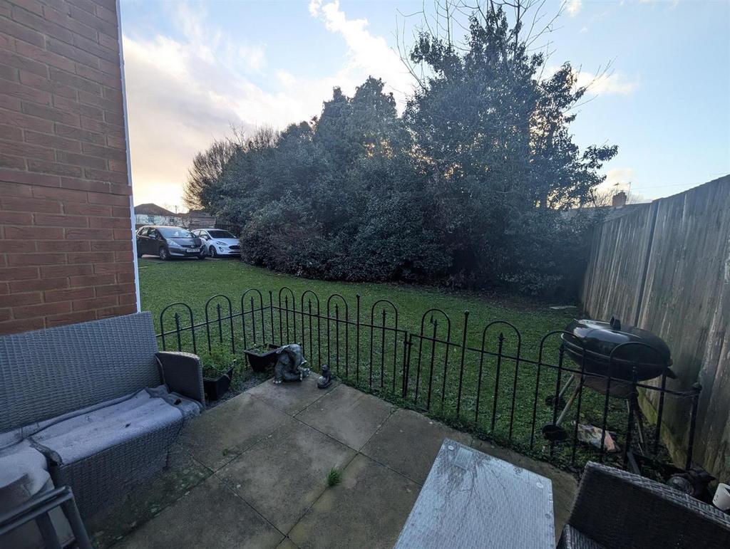 Private patio area