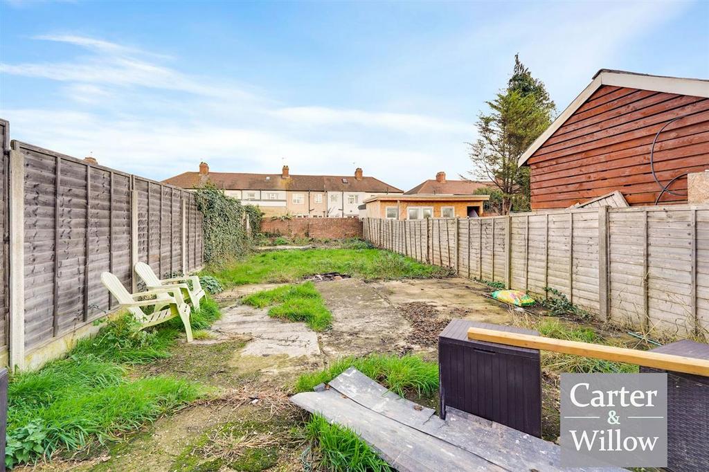 Private rear garden