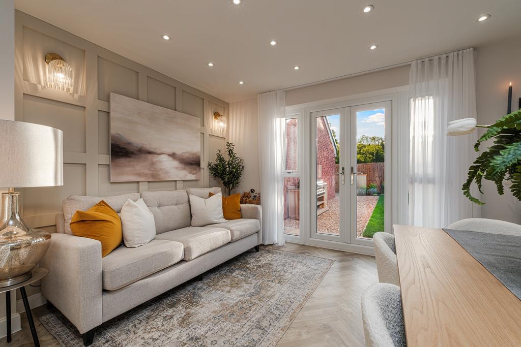 Interior view of living & dining space in our...