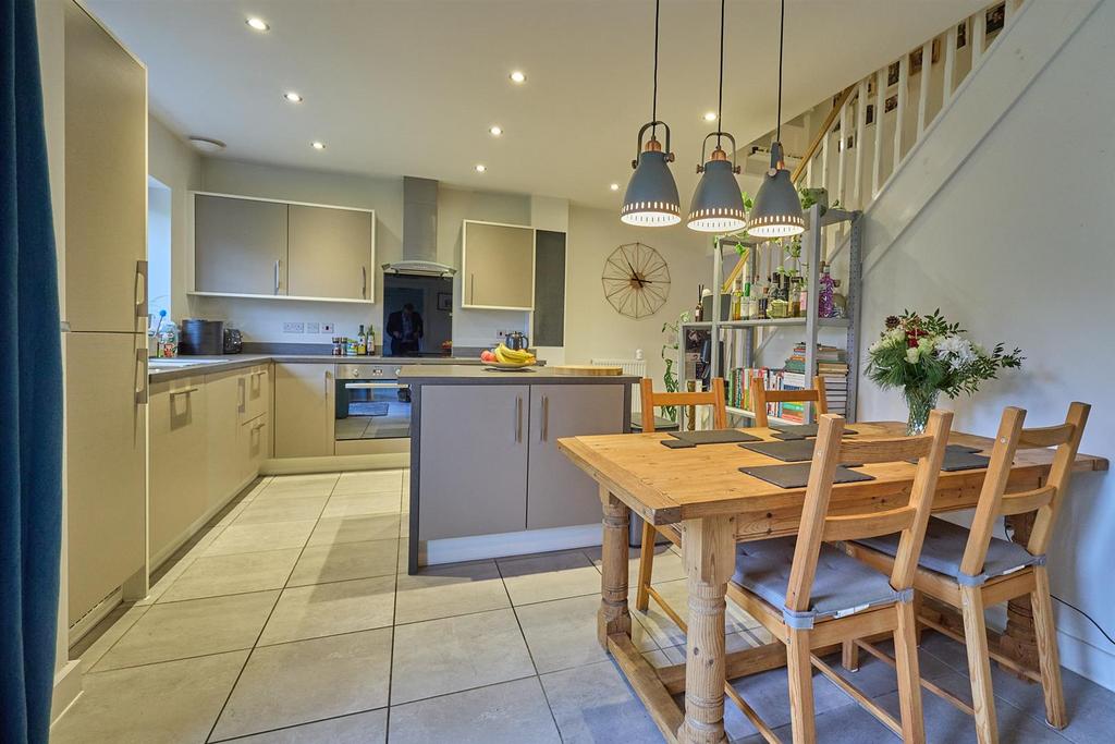 Open Plan Fitted Dining Kitchen to Rear