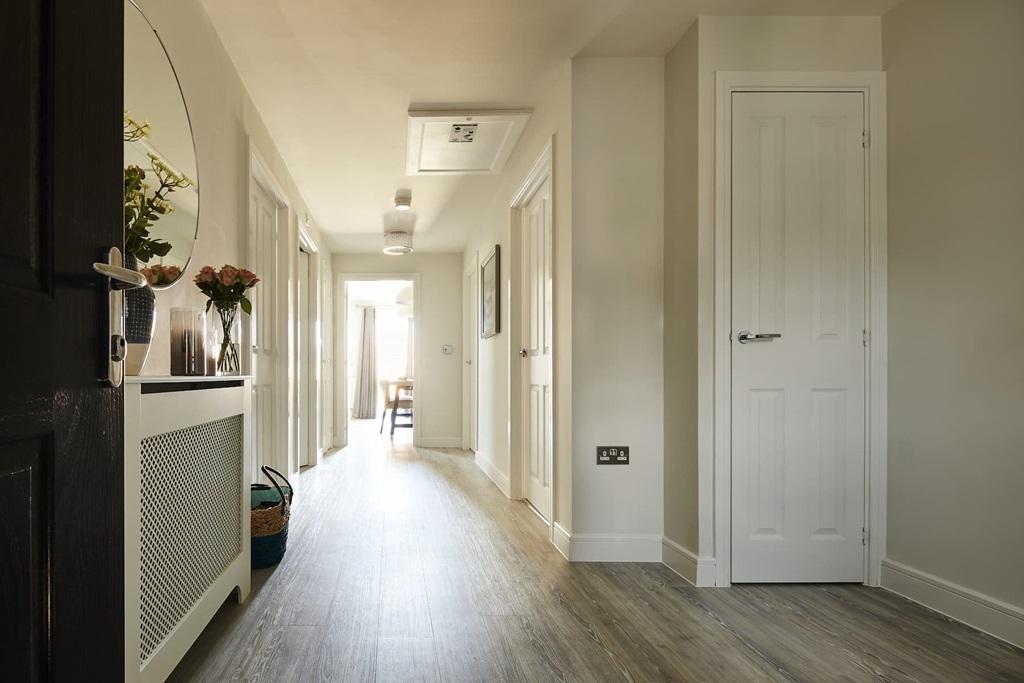 A spacious entrance hall leading to the rest of...