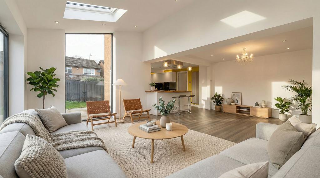 Virtually Staged Dining Area