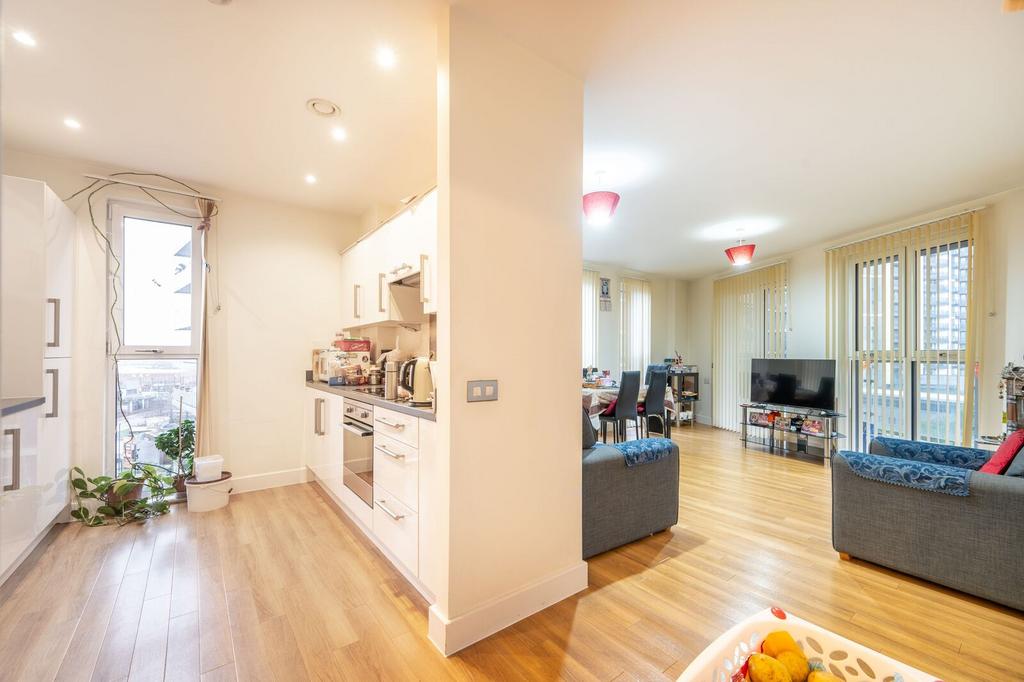 Open-plan living area, open plan living