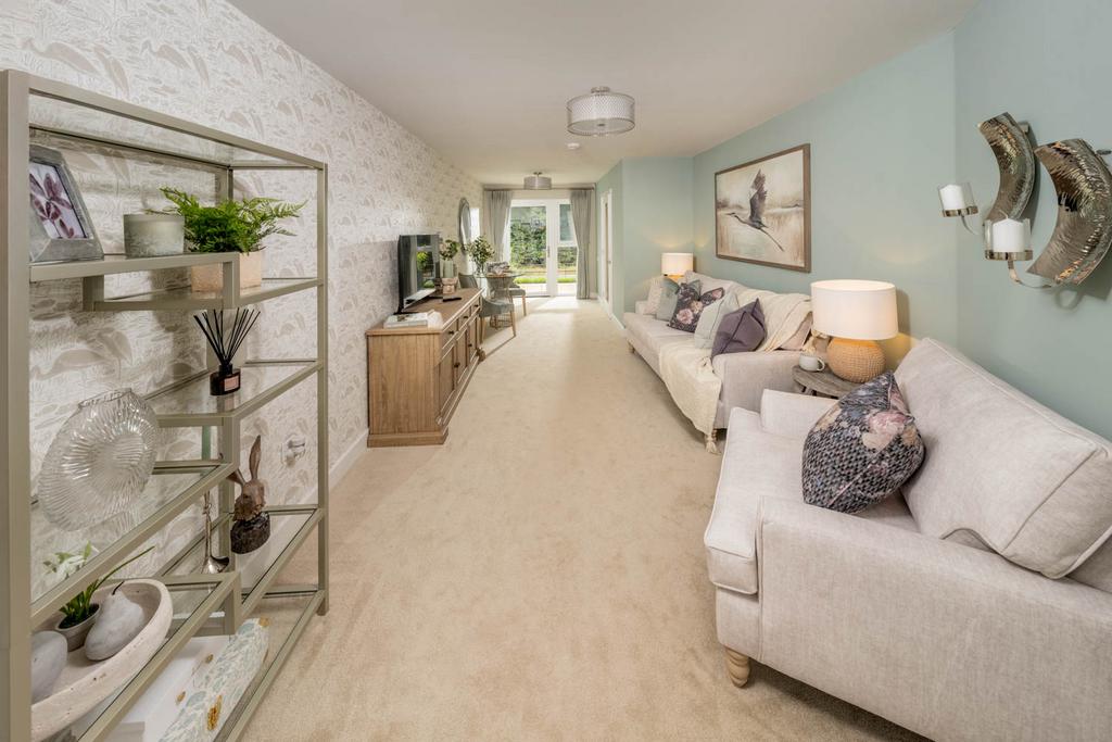 Show home living room