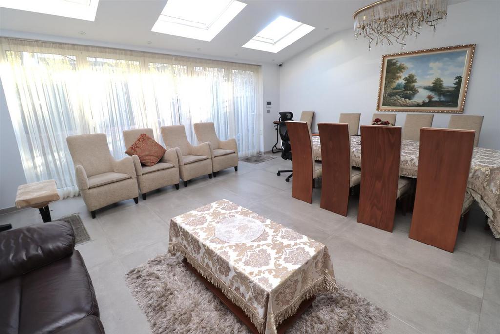 Open-plan living area, open plan living