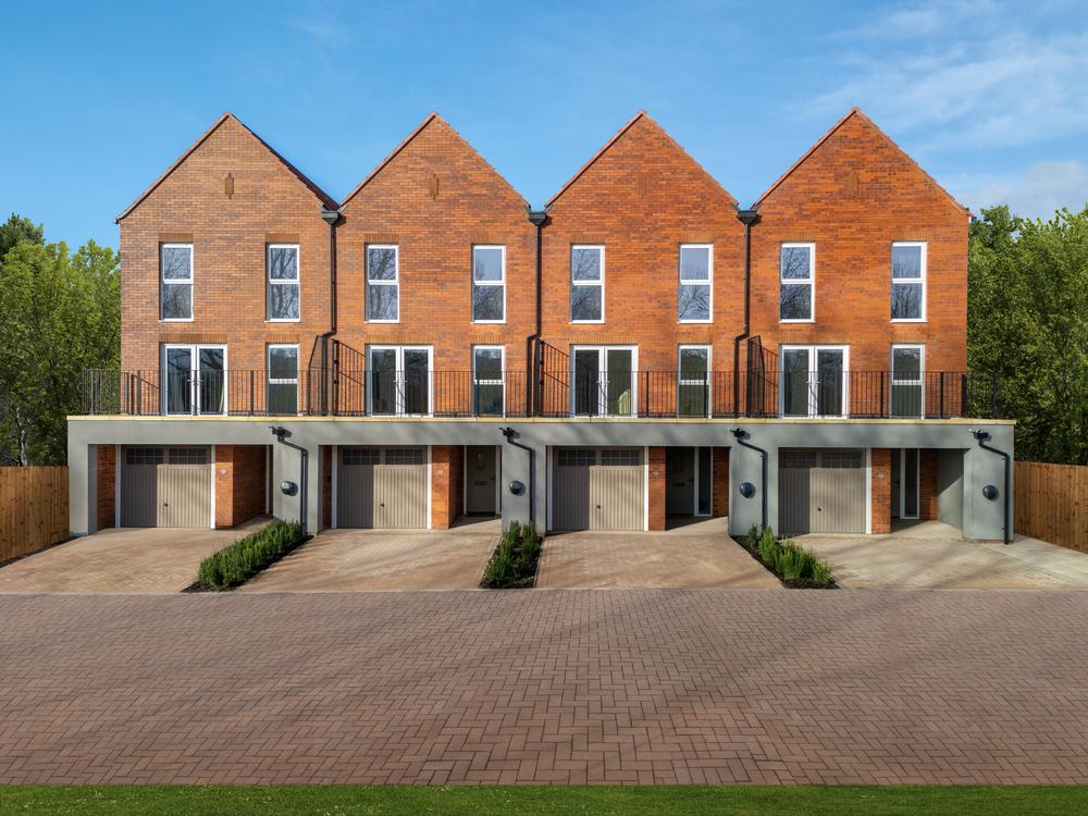 Redrow The Kensington three storey homes with...