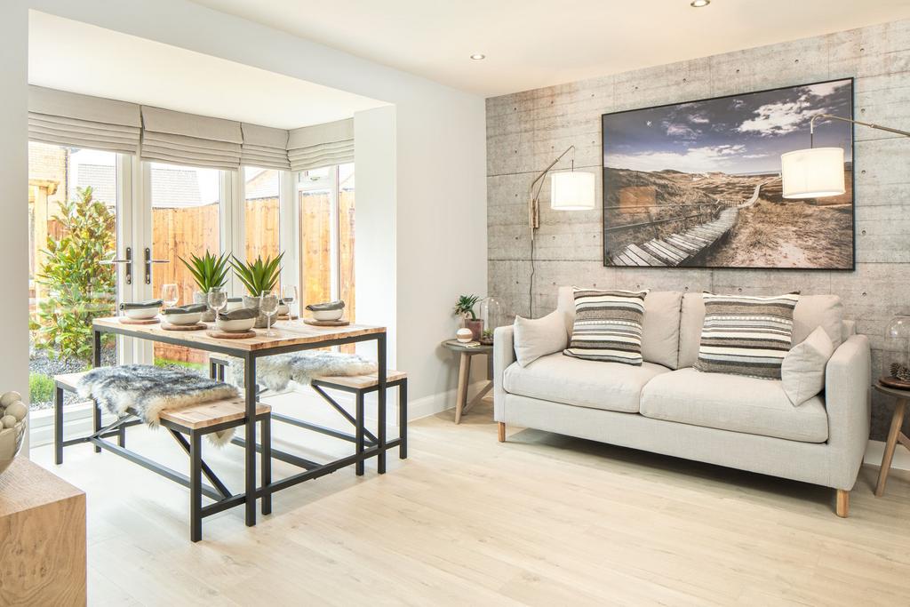 Kitchen with dining area in the Greenwood 3...