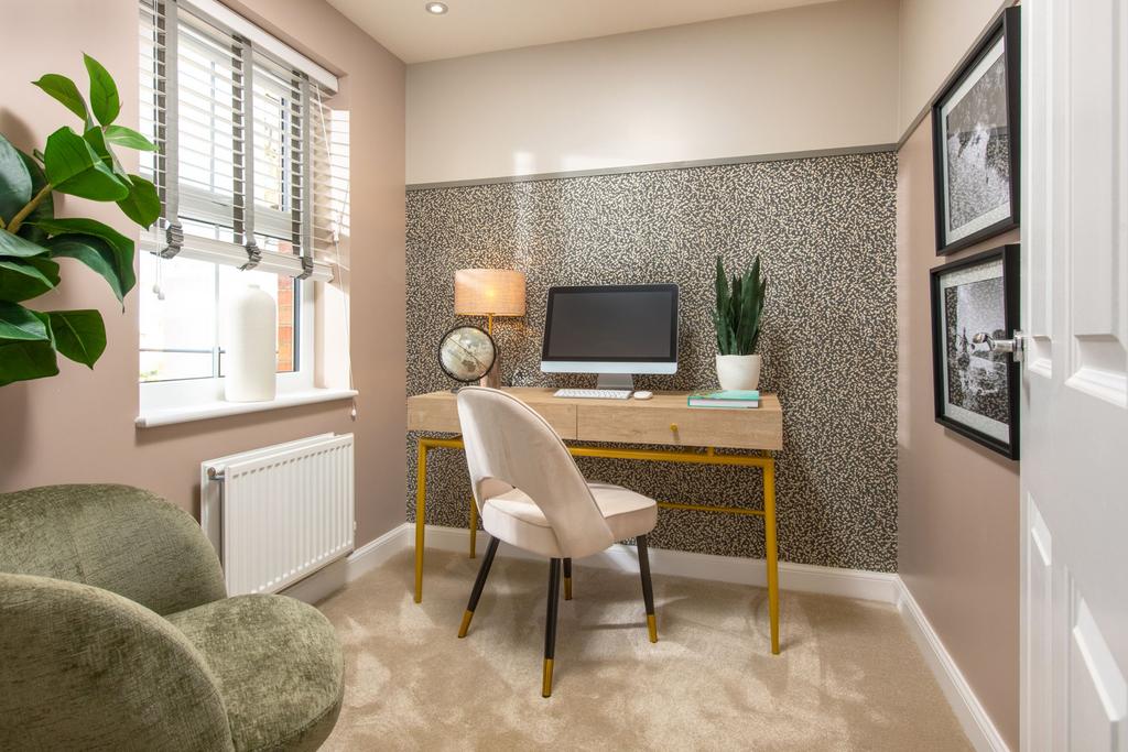 Inside view of Radleigh home office