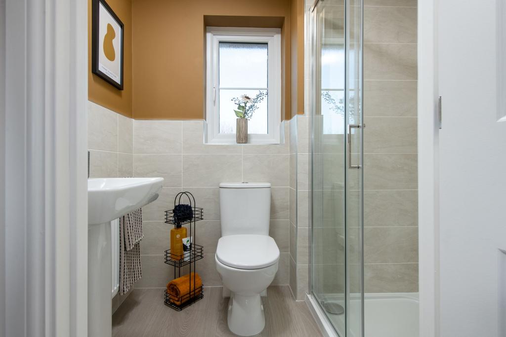 Inside view of Denby en suite