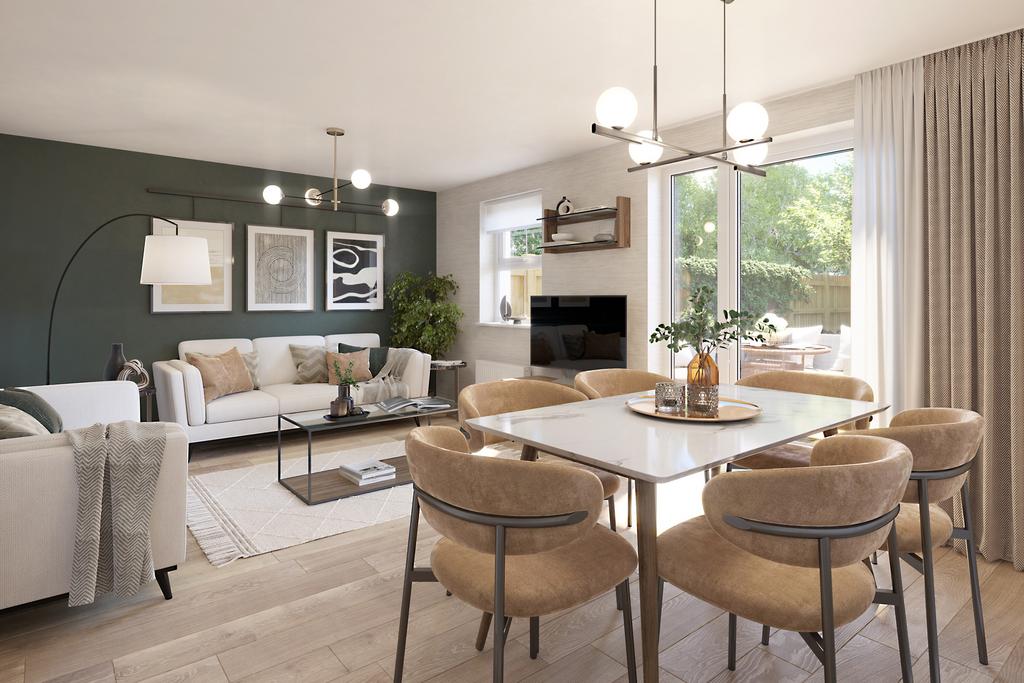 Living and dining room in a Portmore