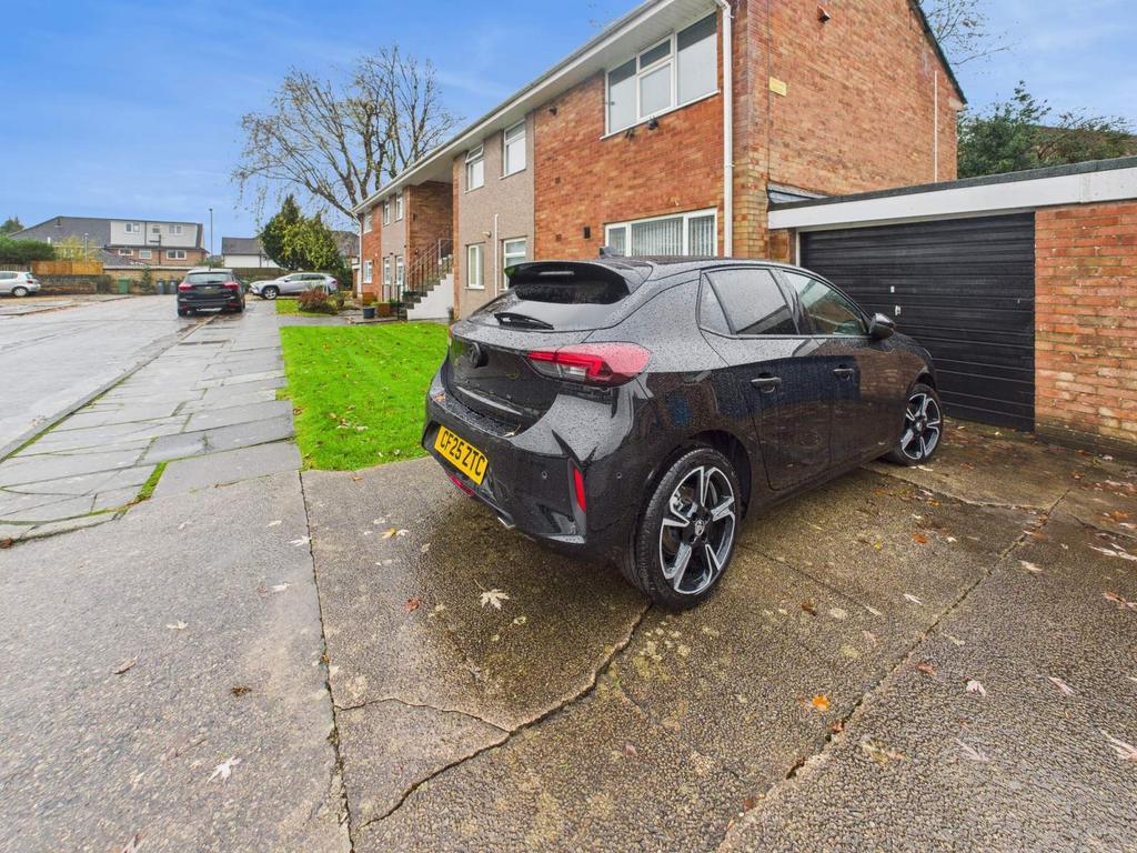 Driveway and garage