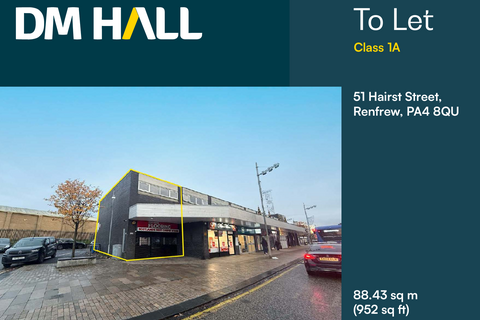 Retail property (high street) to rent, 51-53 Hairst St Renfrew PA4 8QU