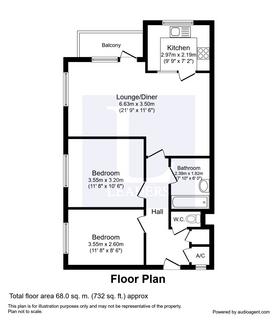 2 bedroom flat to rent, Kings Walk, 19A Knyveton Road, Bournemouth, BH1