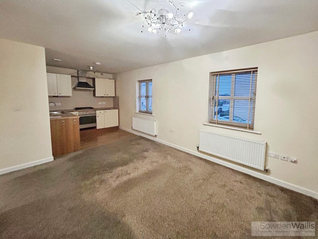 Open plan kitchen lounge