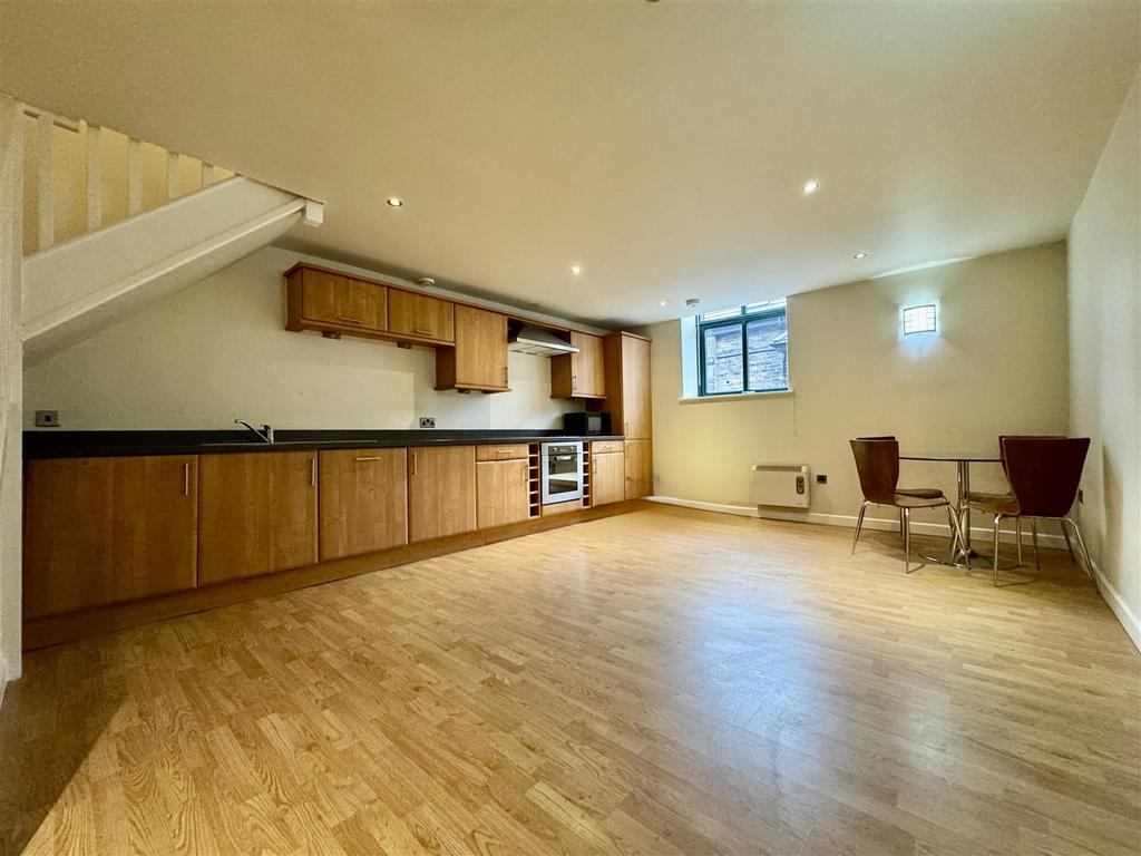 Open plan living, dining kitchen