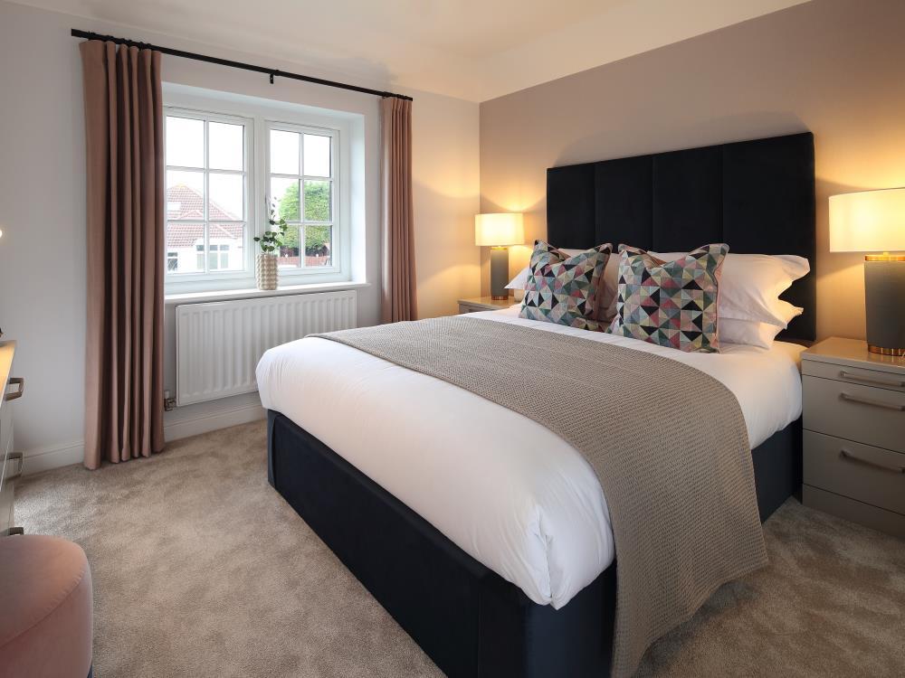 Main bedroom of the Amberley, a 3 bedroom house