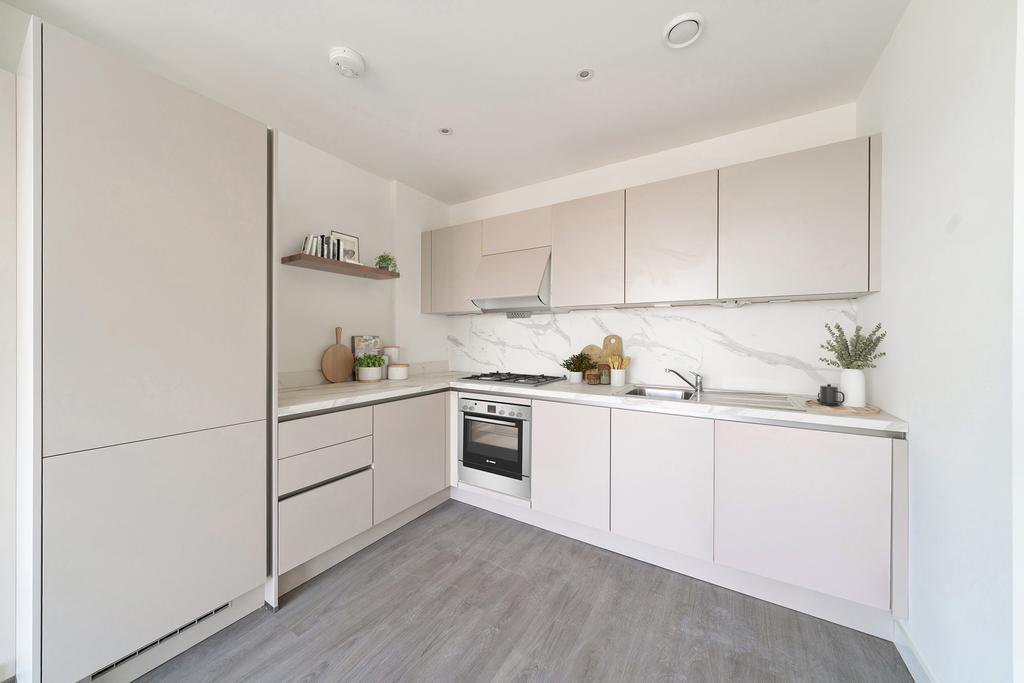 Pullman virtually staged kitchen