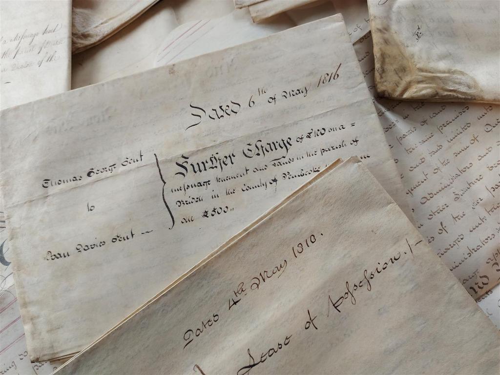 Old Deed photos